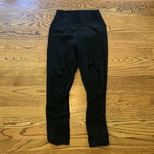 Alo Yoga Warrior Ripped Leggings